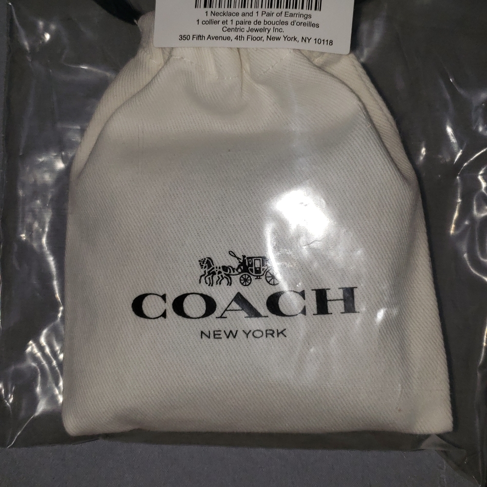 Brand new COACH Necklace set - Picture 3 of 3